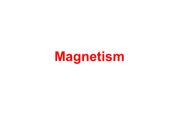 Magnetism - San Francisco State University