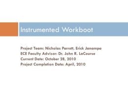 Instrumented Workboot