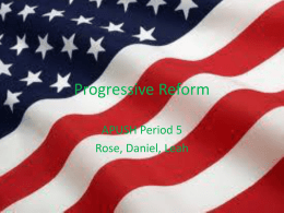 Sources of Progressive reform