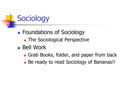 Sociology - West Point Public Schools