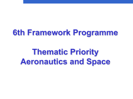 FP6 Aeronautics Budget (2002
