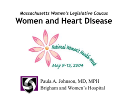Massachusetts Women’s Legislative Caucus Women and Heart