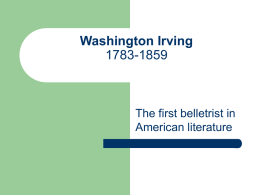 Washington Irving 1783-1859