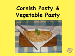 Cornish Pasty and Vegetable Pasty - Food Forum
