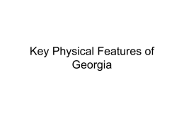 Key Physical Features of Georgia