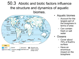 50.3 Abiotic and biotic factors influence the structure