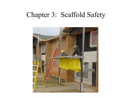 Chapter 3: Scaffold Safety Instructor’s Module