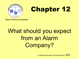 What to Expect from Alarm Companies