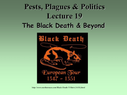 Lecture 19 - Historical Plague