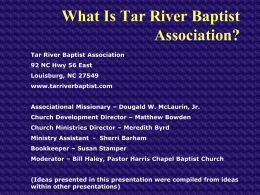 What is a Baptist Association?