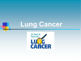 Lung Cancer Overview