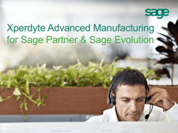 Sage - End 2 End Business Solutions