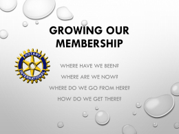 Membership - Rotary International District 5220
