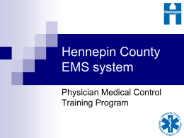 Hennepin County EMS system