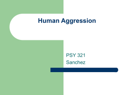 Human Aggression - Stigma, Health and Close