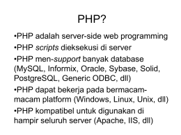 PHP?