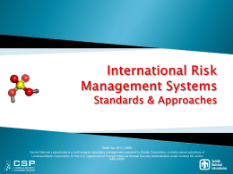 International Risk Management Systems - CSP