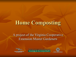 Composting for the Home (PPT | 813KB)