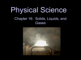 Physical Science - Pleasant Hill Elementary School