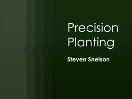 Precision Planting - Oklahoma State University–Stillwater