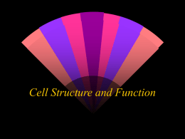 Cell Structure - AVC Distance Education: Learn anywhere