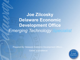 Delaware's Intellectual Property Business Creation Program