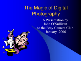 Training - Bray Camera Club