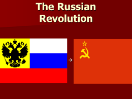 The Russian Revolution - Lapeer East High School