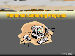 Multimedia Authoring Programs