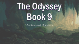 The Odyssey Book 9 - Ms. Chapman's Class | Bellaire High