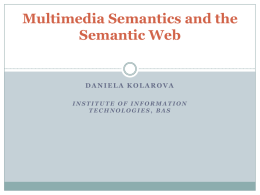 Multimedia Semantics and the Semantic Web