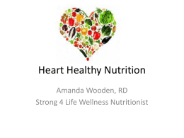 Heart Healthy Nutrition