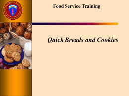 Quick Breads - Military Chefs