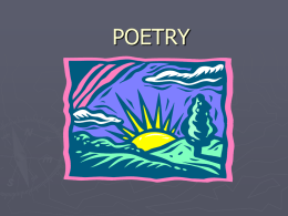 POETRY - Reading Comprehension Online