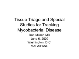 Diagnostic Algorithms for Mycobacterial Disease