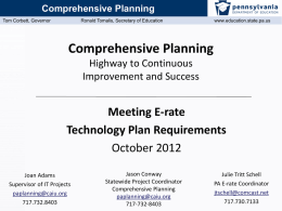 2012-08-27-CP Process Briefing-PSBA - E-Rate