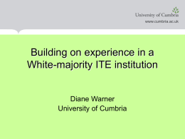 Building on & learning from experience in a White ITE