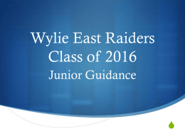 Wylie East Raiders Class of 2012