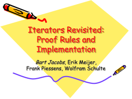 Iterators Revisited: Proof Rules and Implementation