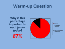 Warm-up Question - Philipsburg