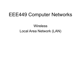 EEE449 Computer Networks - Universiti Sains Malaysia