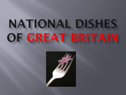 National dishes of Great Britain