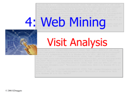 Web Mining: Visit Analysis