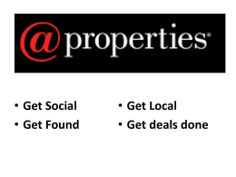 @properties presentation draft