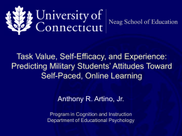 Using Social-Cognitive Theory to Predict Students’ Use of