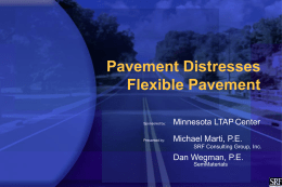 Pavement Distresses Flexible Pavement