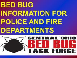 BED BUGS! - Franklin County Public Health