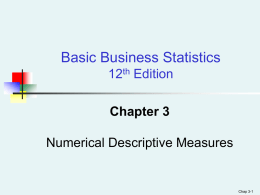 Basic Business Statistics, 11/e
