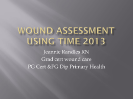 Wound assessment - Canterbury District Health Board