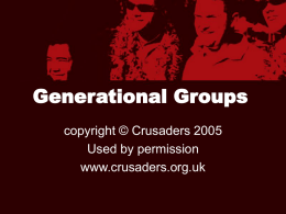 Generational Groups